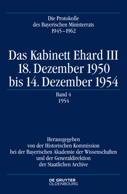 Abbildung von Braun | Das Kabinett Ehard III | 1. Auflage | 2022 | beck-shop.de