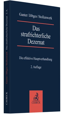 Abbildung von Ganter / Jöbges | Das strafrichterliche Dezernat | 2. Auflage | 2023 | beck-shop.de