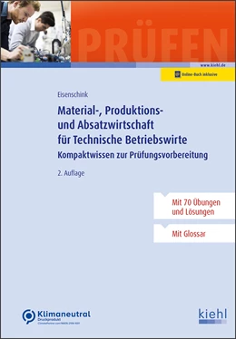 Abbildung von Eisenschink | Material-, Produktions- und Absatzwirtschaft für Technische Betriebswirte | 2. Auflage | 2022 | beck-shop.de