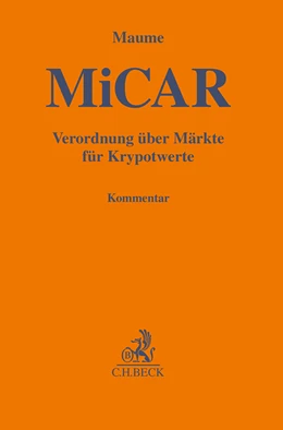 Abbildung von Maume | Verordnung über Märkte für Kryptowerte (MiCAR) | 1. Auflage | 2025 | beck-shop.de