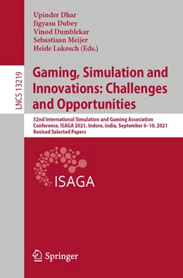 Abbildung von Dhar / Dubey | Gaming, Simulation and Innovations: Challenges and Opportunities | 1. Auflage | 2022 | 13219 | beck-shop.de