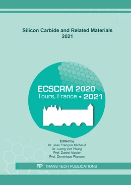 Abbildung von Michaud / Phung | Silicon Carbide and Related Materials 2021 | 1. Auflage | 2022 | beck-shop.de