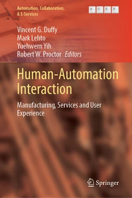 Abbildung von Duffy / Lehto | Human-Automation Interaction | 1. Auflage | 2022 | beck-shop.de