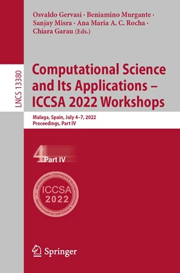 Abbildung von Gervasi / Murgante | Computational Science and Its Applications – ICCSA 2022 Workshops | 1. Auflage | 2022 | 13380 | beck-shop.de