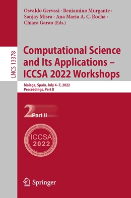 Abbildung von Gervasi / Murgante | Computational Science and Its Applications – ICCSA 2022 Workshops | 1. Auflage | 2022 | 13378 | beck-shop.de