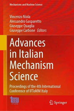 Abbildung von Niola / Gasparetto | Advances in Italian Mechanism Science | 1. Auflage | 2022 | 122 | beck-shop.de