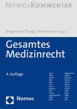 Abbildung von Bergmann / Pauge | Gesamtes Medizinrecht | 4. Auflage | 2023 | beck-shop.de