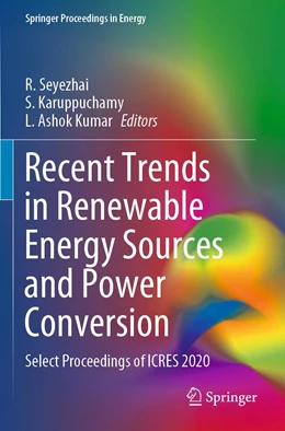 Abbildung von Seyezhai / Karuppuchamy | Recent Trends in Renewable Energy Sources and Power Conversion | 1. Auflage | 2022 | beck-shop.de