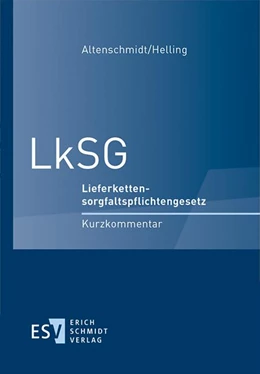 Abbildung von Altenschmidt / Helling | LkSG | 1. Auflage | 2022 | beck-shop.de