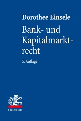 Abbildung von Einsele | Bank- und Kapitalmarktrecht | 5. Auflage | 2022 | beck-shop.de
