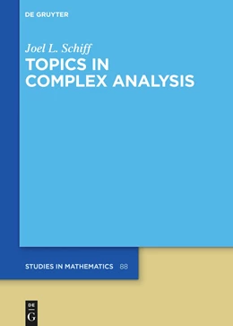 Abbildung von Schiff | Topics in Complex Analysis | 1. Auflage | 2022 | beck-shop.de