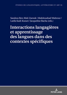 Abbildung von Mabrour / Ben Abid-Zarrouk | Interactions langagières et apprentissage des langues dans des contextes spécifiques | 1. Auflage | 2022 | beck-shop.de