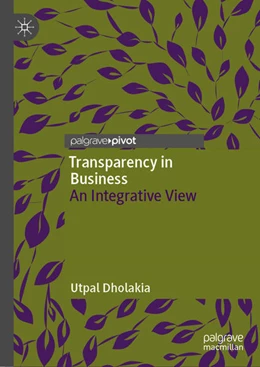 Abbildung von Dholakia | Transparency in Business | 1. Auflage | 2023 | beck-shop.de