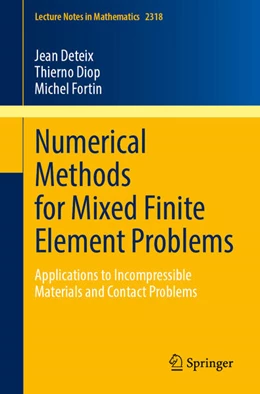 Abbildung von Deteix / Diop | Numerical Methods for Mixed Finite Element Problems | 1. Auflage | 2022 | beck-shop.de