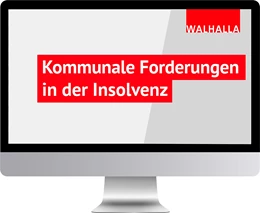 Abbildung von Kommunale Forderungen in der Insolvenz • Online-Dienst
 | | | beck-shop.de