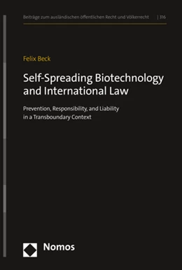 Abbildung von Beck | Self-Spreading Biotechnology and International Law | 1. Auflage | 2022 | 316 | beck-shop.de