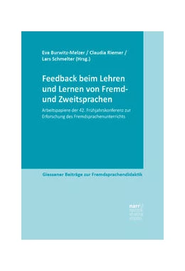 Abbildung von Burwitz-Melzer / Riemer | Feedback beim Lehren und Lernen von Fremd- und Zweitsprachen | 1. Auflage | 2022 | beck-shop.de