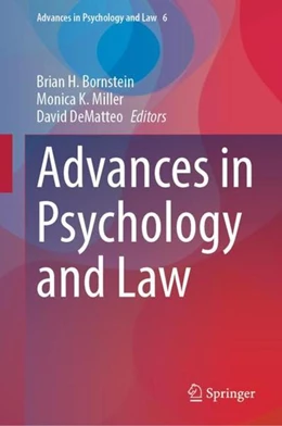 Abbildung von Bornstein / Miller | Advances in Psychology and Law | 1. Auflage | 2022 | beck-shop.de