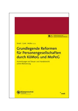 Abbildung von Strahl / Carlé | Grundlegende Reformen für Personengesellschaften durch KöMoG und MoPeG (Online-Version) | 1. Auflage | 2022 | beck-shop.de