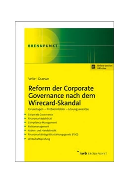 Abbildung von Velte / Graewe LL.M. | Reform der Corporate Governance nach dem Wirecard-Skandal (Online Version) | 1. Auflage | 2021 | beck-shop.de