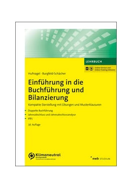 Abbildung von Hufnagel / Burgfeld-Schächer | Einführung in die Buchführung und Bilanzierung (Online-Version) | 10. Auflage | 2022 | beck-shop.de