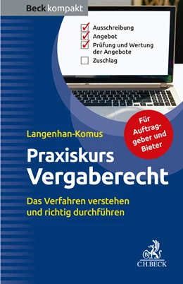 Abbildung von Langenhan-Komus | Praxiskurs Vergaberecht | 1. Auflage | 2023 | beck-shop.de
