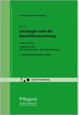 Abbildung von Leistungsbild und Honorierung - Leistungen nach der Baustellenverordnung | 3. Auflage | 2022 | 15 | beck-shop.de