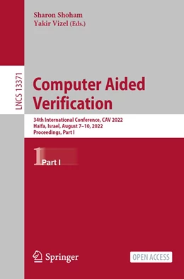 Abbildung von Shoham / Vizel | Computer Aided Verification | 1. Auflage | 2022 | 13371 | beck-shop.de