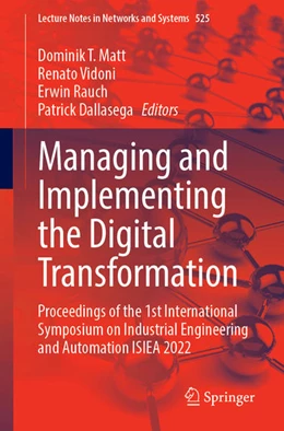 Abbildung von Matt / Vidoni | Managing and Implementing the Digital Transformation | 1. Auflage | 2022 | beck-shop.de