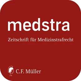 Abbildung von medstra Zeitschrift für Medizinstrafrecht Online | 1. Auflage | | beck-shop.de