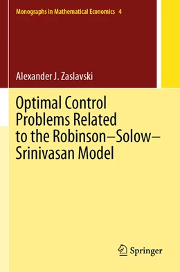 Abbildung von Zaslavski | Optimal Control Problems Related to the Robinson–Solow–Srinivasan Model | 1. Auflage | 2022 | 4 | beck-shop.de
