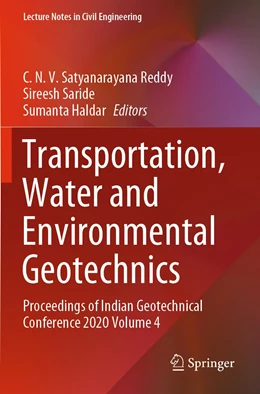 Abbildung von Satyanarayana Reddy / Saride | Transportation, Water and Environmental Geotechnics | 1. Auflage | 2022 | 159 | beck-shop.de