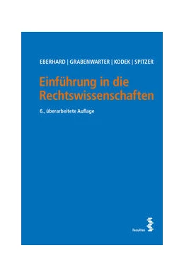 Abbildung von Grabenwarter / Kodek | Einführung in die Rechtswissenschaften | 6. Auflage | 2022 | beck-shop.de