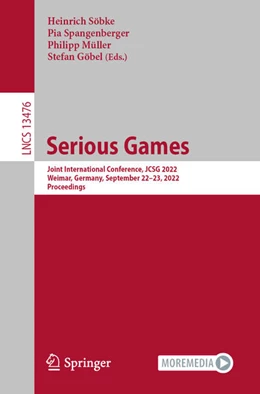 Abbildung von Söbke / Spangenberger | Serious Games | 1. Auflage | 2022 | beck-shop.de