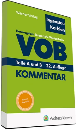 Abbildung von Ingenstau / Korbion | VOB Teile A und B - DVD | 22. Auflage | 2023 | beck-shop.de