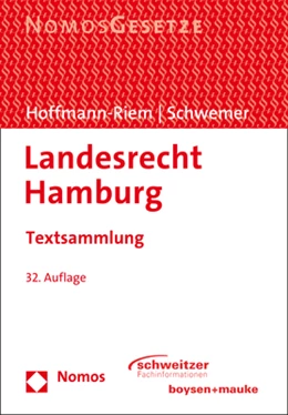Abbildung von Hoffmann-Riem / Schwemer | Landesrecht Hamburg | 32. Auflage | 2022 | beck-shop.de