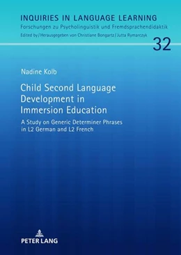Abbildung von Kolb | Child Second Language Development in Immersion Education | 1. Auflage | 2022 | beck-shop.de