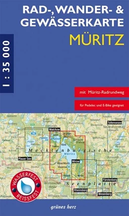 Abbildung von Rad-, Wander- und Gewässerkarte Müritz | 10. Auflage | 2022 | beck-shop.de