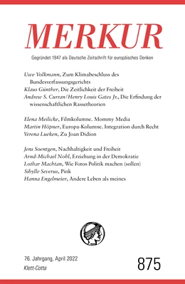 Abbildung von Demand / Knörer | MERKUR Gegründet 1947 als Deutsche Zeitschrift für europäisches Denken - 4/2022 | 1. Auflage | 2022 | beck-shop.de