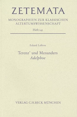 Abbildung von Lefèvre | Terenz' und Menanders Adelphoe | 1. Auflage | 2013 | 145 | beck-shop.de