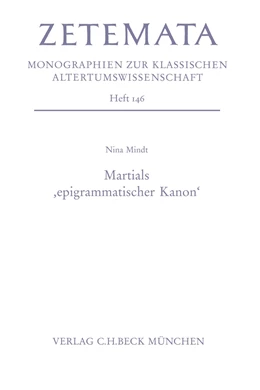 Abbildung von Mindt | Martials 'epigrammatischer Kanon' | 1. Auflage | 2013 | 146 | beck-shop.de