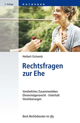 Abbildung von Rechtsfragen zur Ehe | 5. Auflage | 2019 | 51214 | beck-shop.de