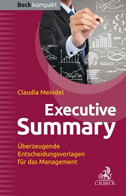 Abbildung von Meindel | Executive Summary | 1. Auflage | 2018 | beck-shop.de