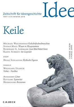 Abbildung von Hilgert / Mulsow | Zeitschrift für Ideengeschichte Heft XII/4 Winter 2018 | 1. Auflage | 2018 | beck-shop.de