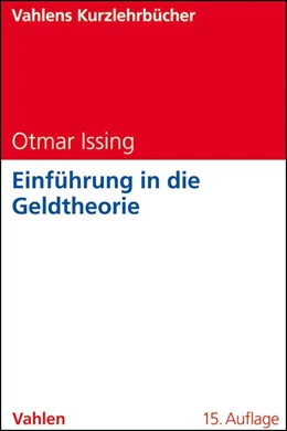 Abbildung von Issing | Einführung in die Geldtheorie | 15. Auflage | 2014 | beck-shop.de