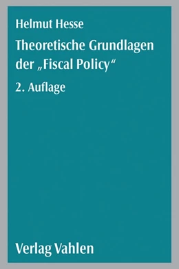 Abbildung von Hesse / Keppler | Theoretische Grundlagen der 'Fiscal Policy' | 2. Auflage | 2015 | beck-shop.de