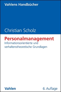 Abbildung von Scholz | Personalmanagement | 6. Auflage | 2014 | beck-shop.de