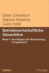 Abbildung von Schneeloch / Meyering / Patek | Betriebswirtschaftliche Steuerlehre Band 1: Grundlagen der Besteuerung, Ertragsteuern | 7. Auflage | 2016 | beck-shop.de