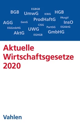 Abbildung von Aktuelle Wirtschaftsgesetze 2020 | 12. Auflage | 2019 | beck-shop.de