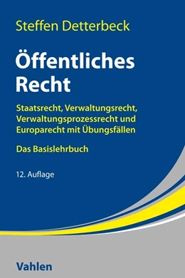 Abbildung von Detterbeck | Öffentliches Recht | 12. Auflage | 2022 | beck-shop.de